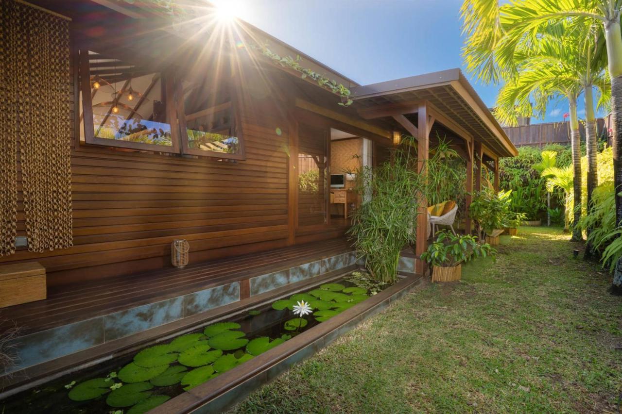 Villa Manuiti, Balinese Luxury Home - Private Swim Spa, Ocean View - Ofyr Bbq - Koi Pond 푸나우이아 외부 사진